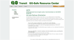 Desktop Screenshot of gotransitcontractor.com